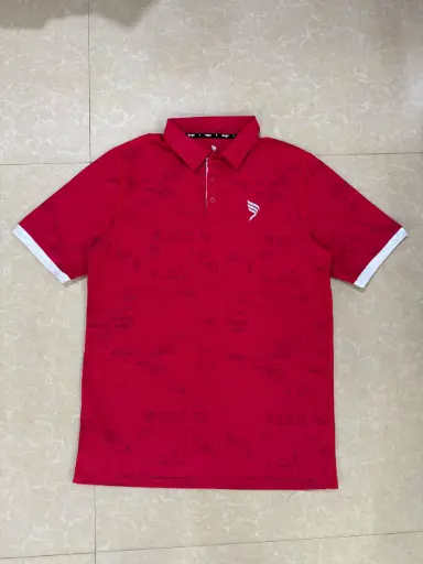 T5-6230 Tago Alpha Polo Shirt Red/W